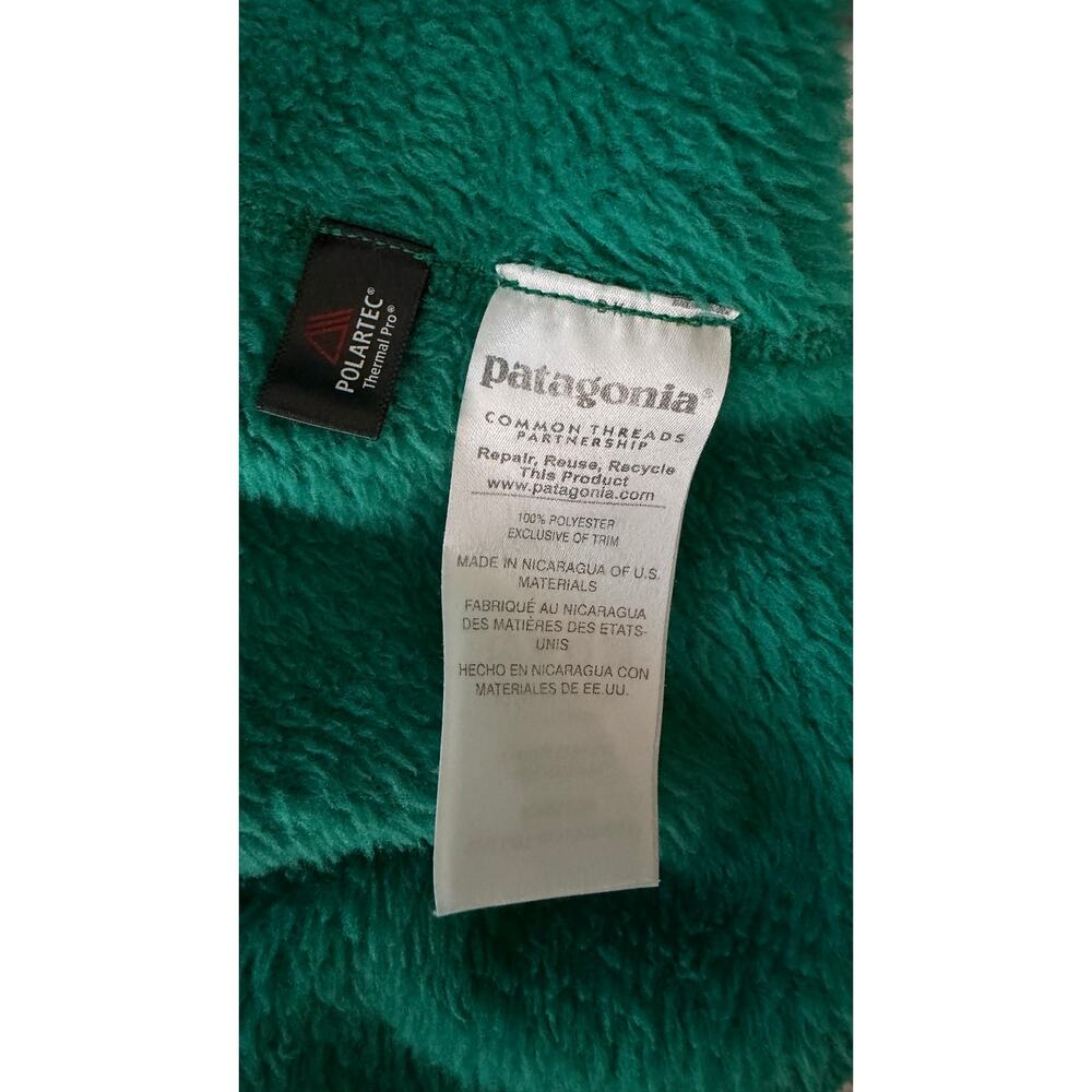 Patagonia Women’s Synchilla Snap-T Fleece Pullover Sz MTeal Green Polartec $139 - Picture 6 of 10